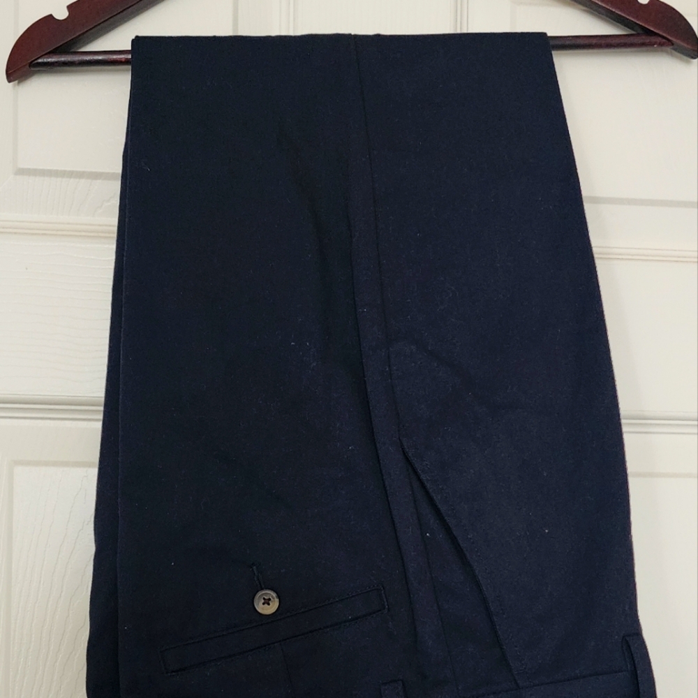 Mens 30×32 Aviator Navy Slacks